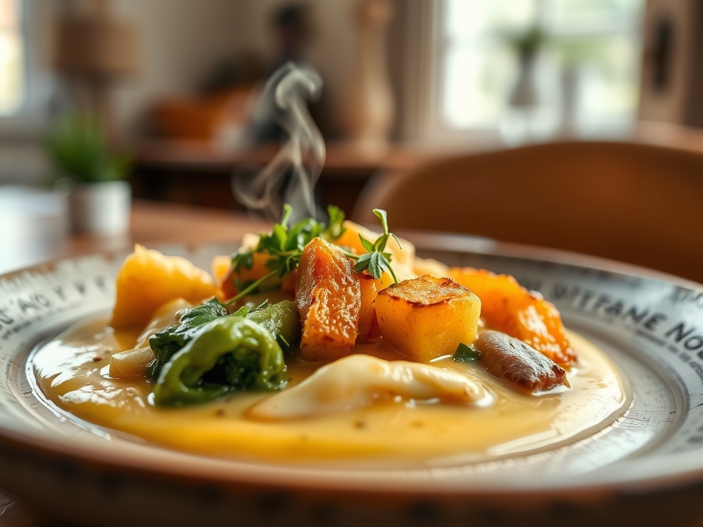 Blumenkohl Suppe hell