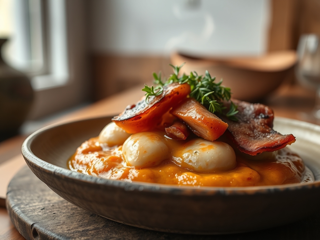 Bohneneintopf mit Speck