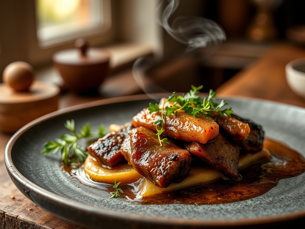 Hackfleisch Topf mit Reis