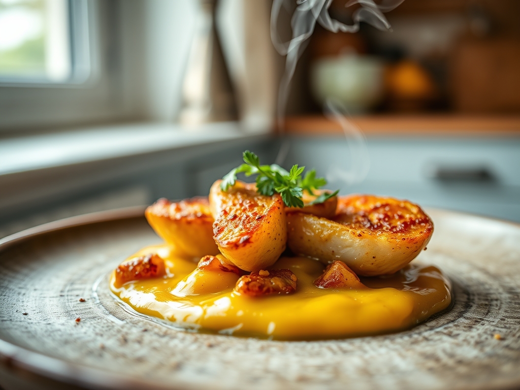 Huehnerfrikassee Eintopf