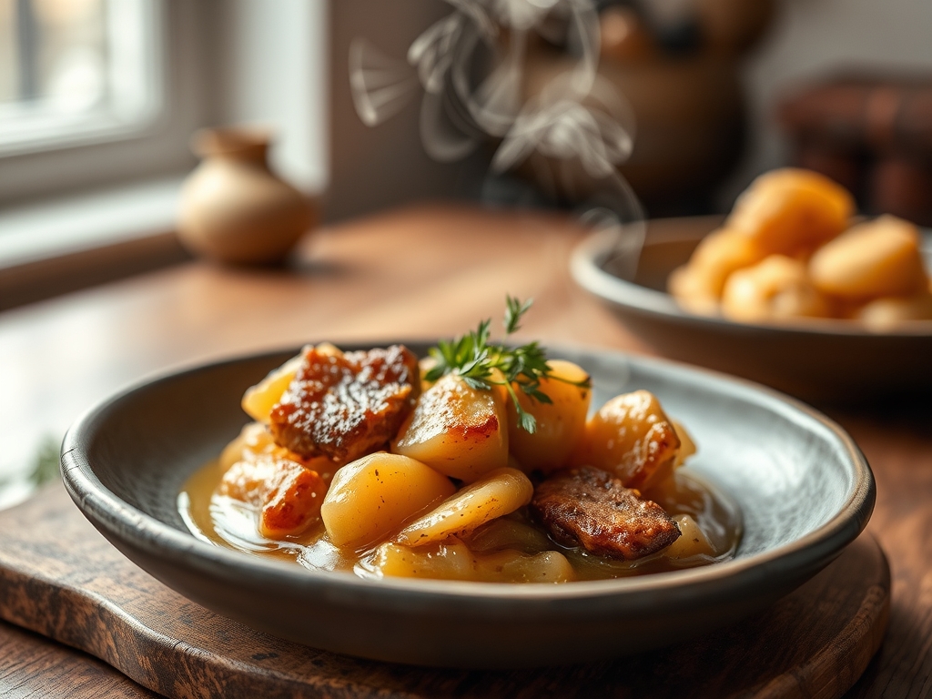 Kohleintopf mit Hackfleisch