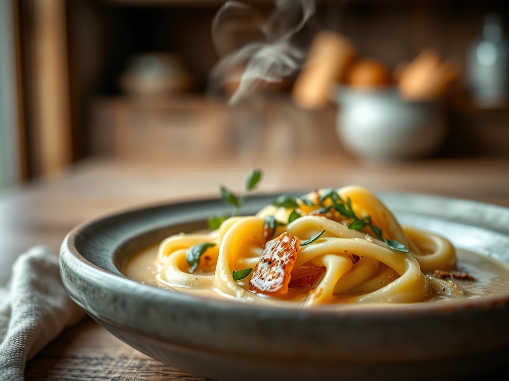 Nudelsuppe mit Huhn