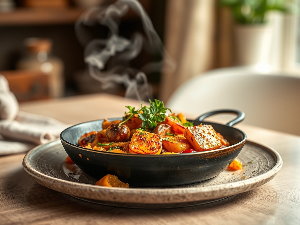 Paella Eintopf Pfanne