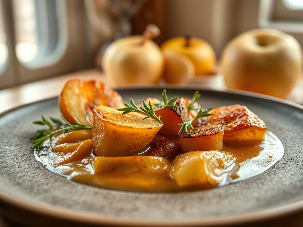 Sellerie Suppe mit Apfel